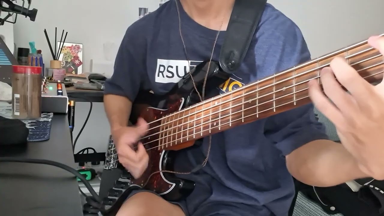 Samurai metropolis - T-square (bass cover)