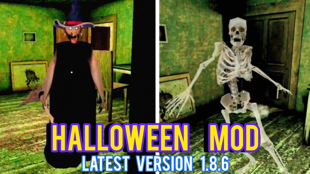 Granny latest version 1.8.6 Halloween mod] full Gameplay]