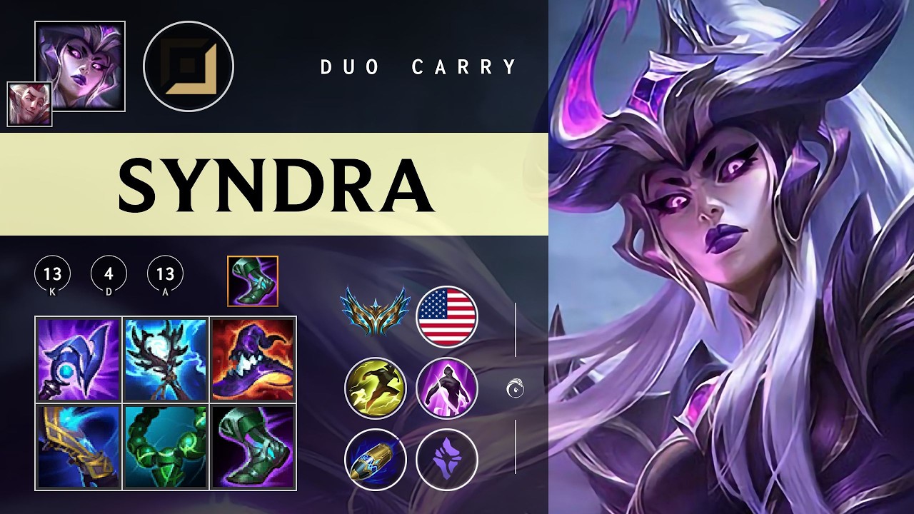 Syndra Carry vs Aurora - NA Challenger Patch 26.04