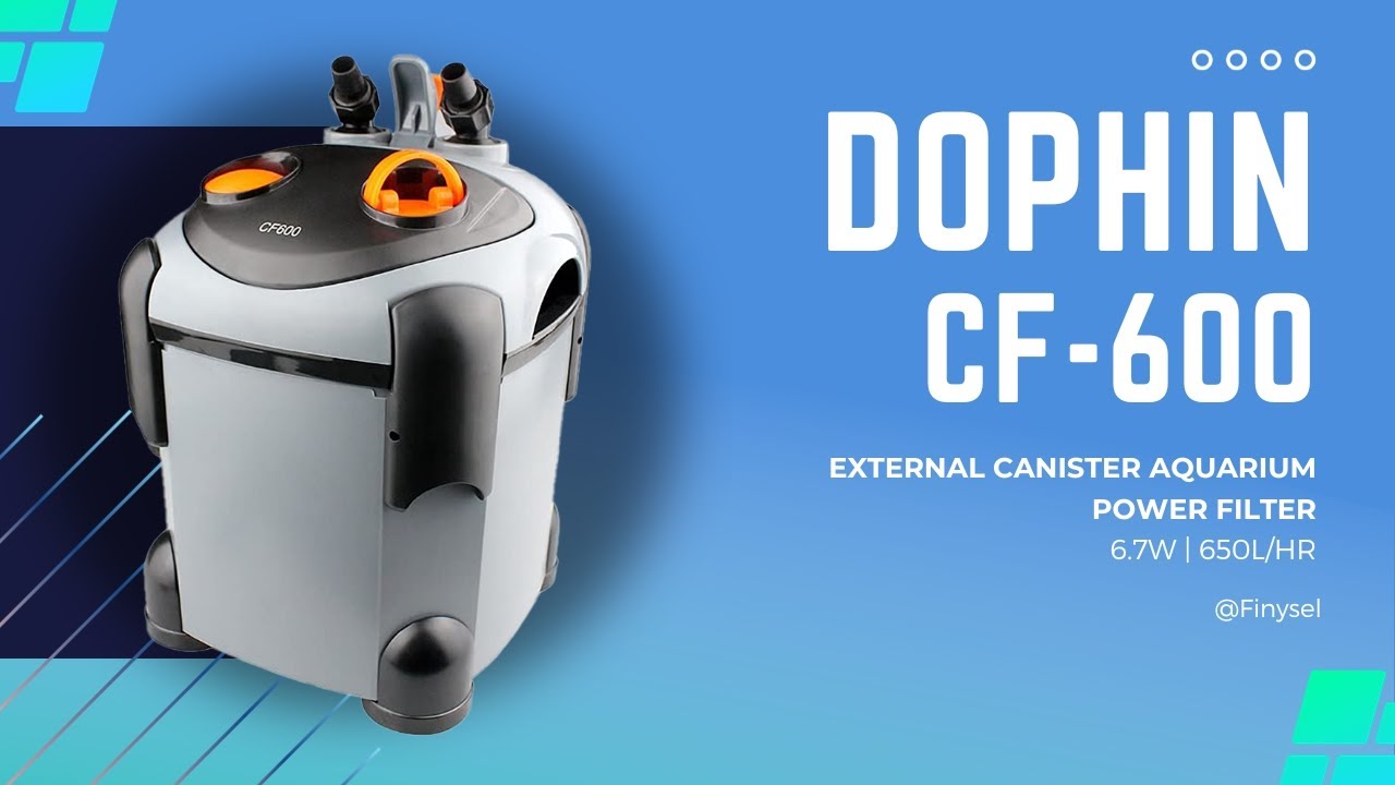 Обновите свой аквариум с помощью канистрового фильтра Dophin CF600