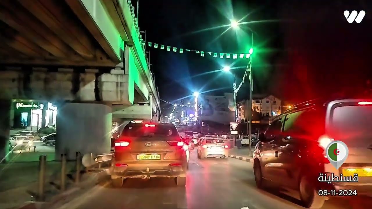 جولة ليلية من مدينة قسنطينة القديمة الي المدينة الجديدة