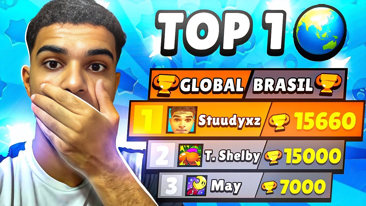 CONSEGUI! TOP 1 GLOBAL COM o STU! 15660 TROFÉUS