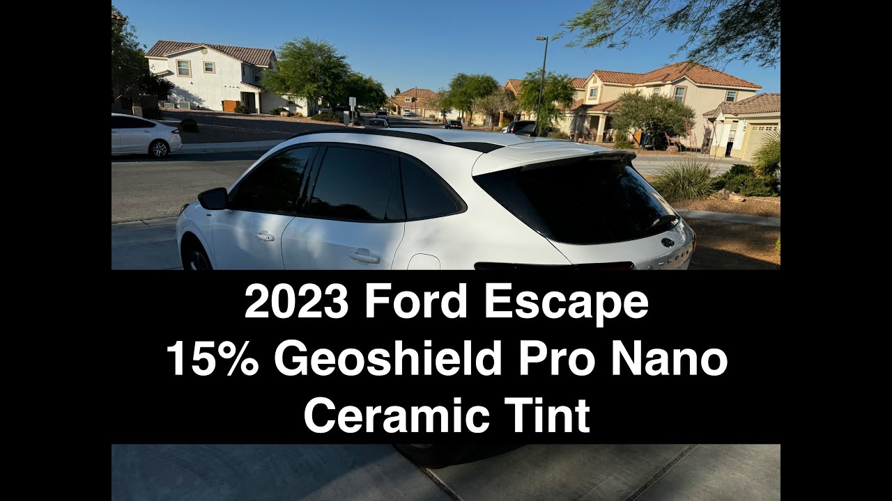 2023 Ford Escape 15% Tint - Geoshield Pro Nano Ceramic