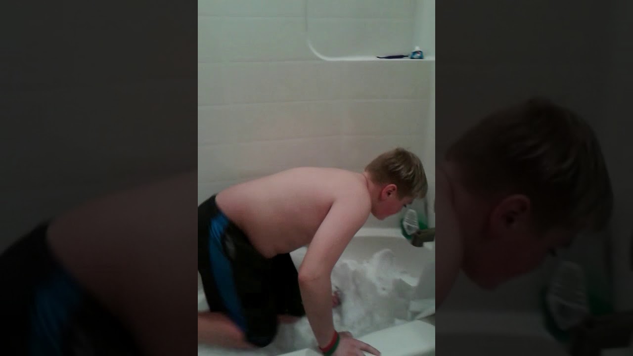Snow bath challenge!!!