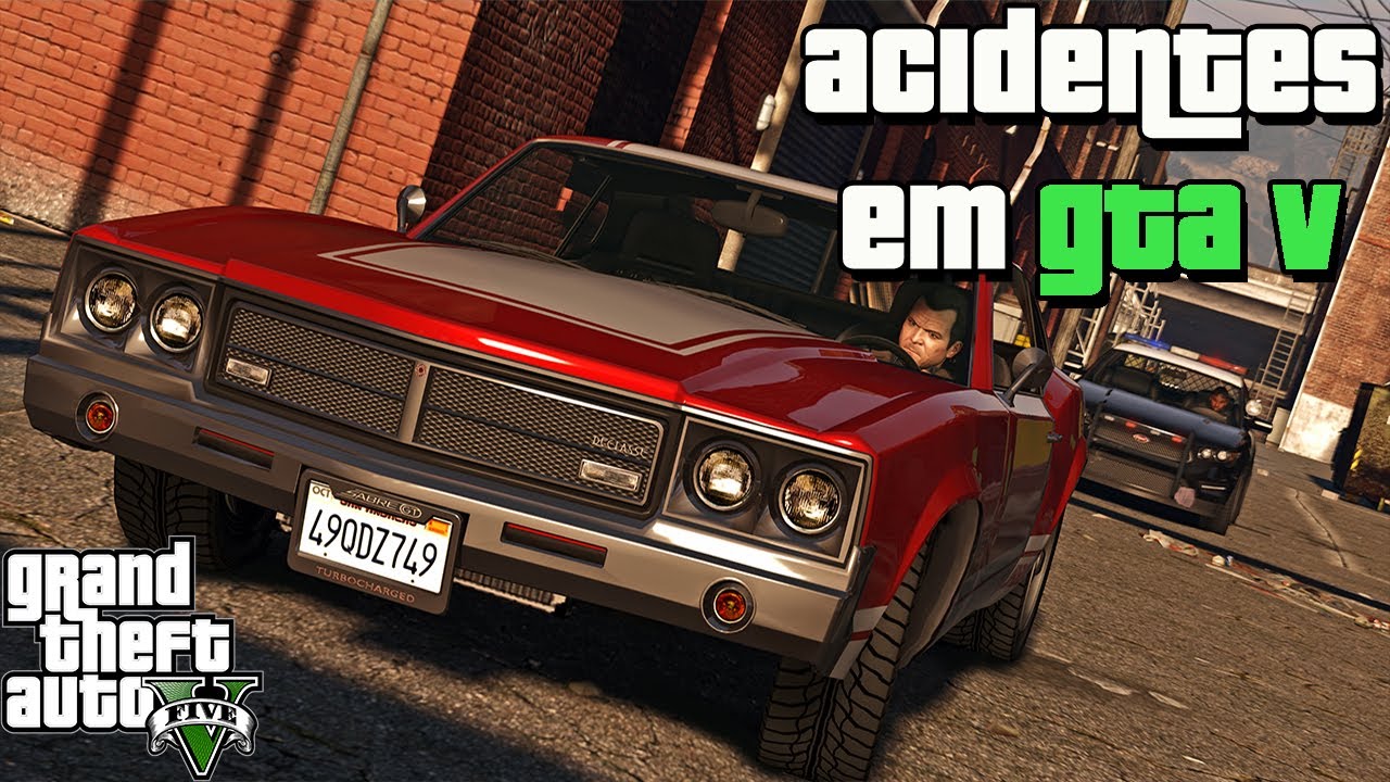 GTA 5 de PS4 - Acidentes INACREDITÁVEIS, você não vai ACREDITAR como que eu fiz!!!