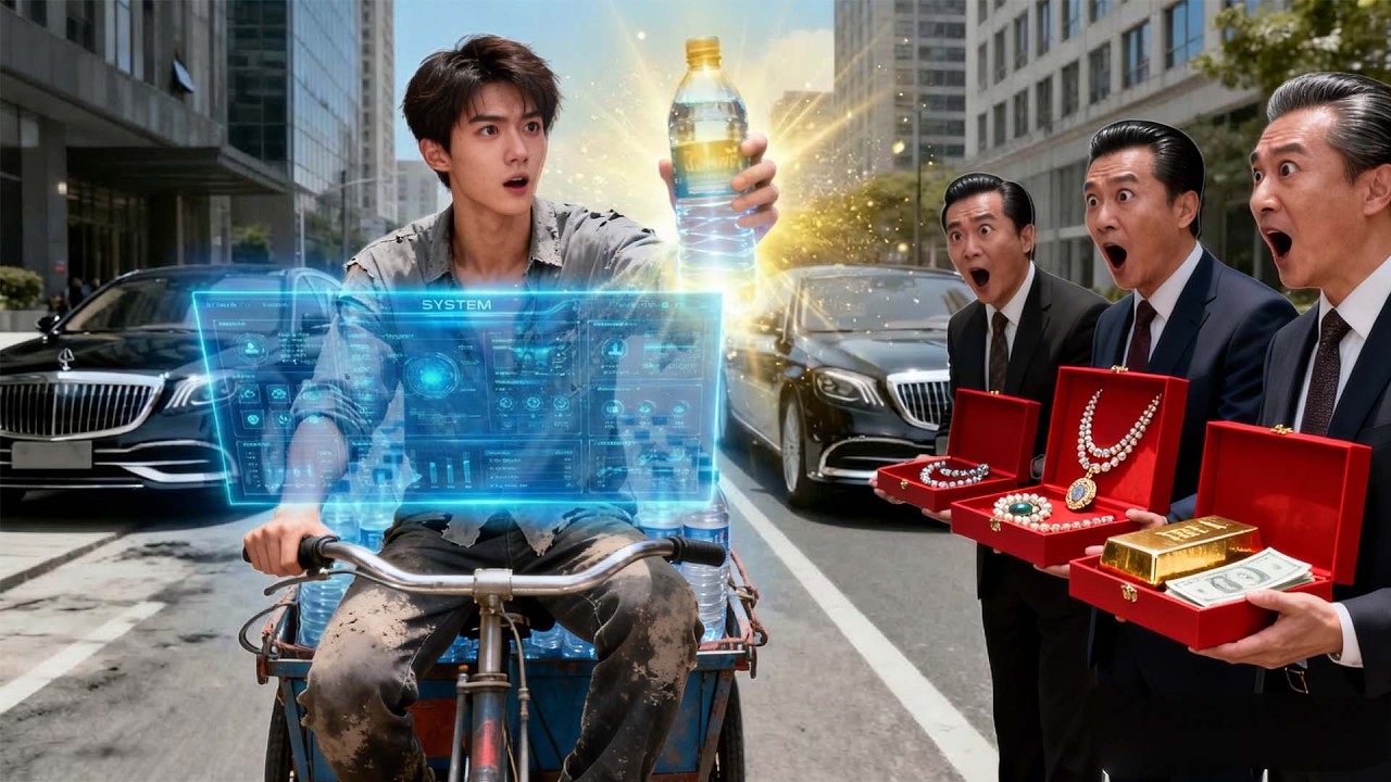 Poor guy Picks Up a Regular Bottle,3 Billionaires Offer Millions—He Gains the Power to Grant Wishes!