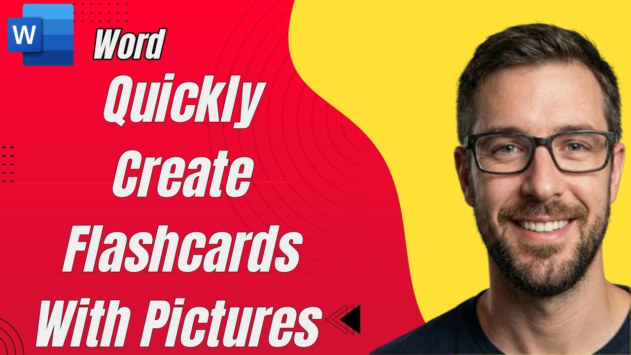 How To Quickly Create Flashcards With Pictures Using Microsoft Word - 2 Ways -  [2026 Guide]