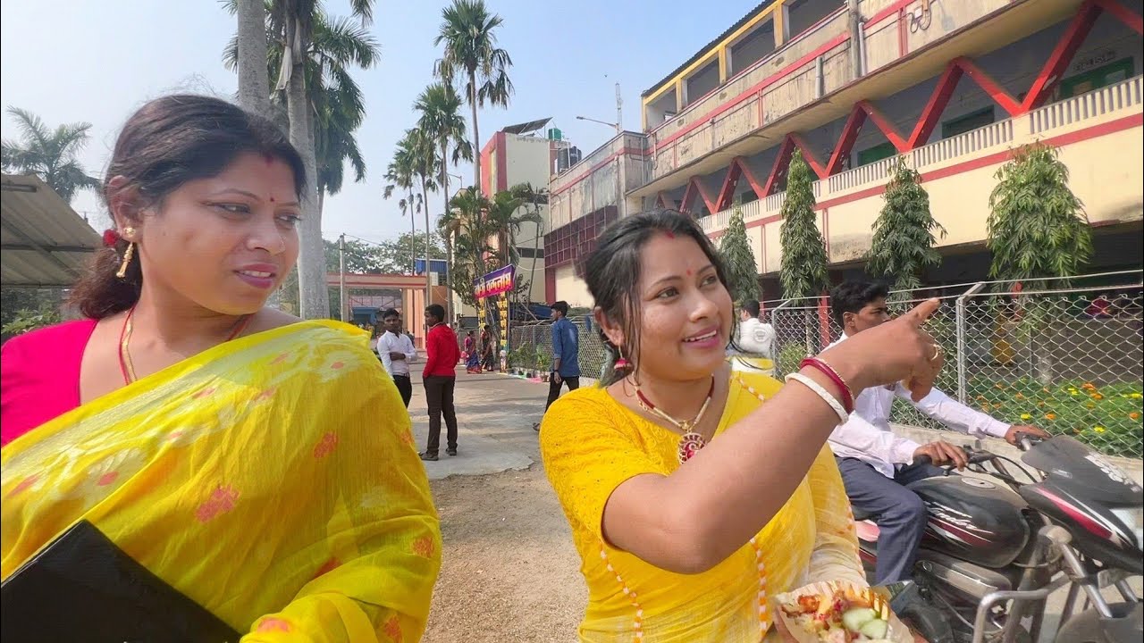অনেক বছর পর আমি যেই কলেজে পড়েছি সেখানে সরস্বতী পুজো দেখতে গেলাম||popi kitchen vlog