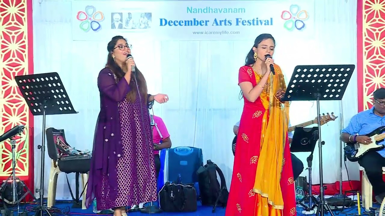 Ennulley Ennulley - Super Singer Aishwarya and Madhumitha in DAF 1 Nandhavanam Aged Care Homes