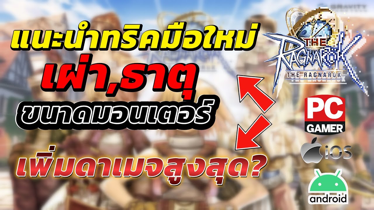 The Ragnarok : สอนมือใหม่เข้าใจเรื่อง เผ่า,ธาตุ,ขนาดมอนเตอร์ เพิ่มดาเมจสุดๆ