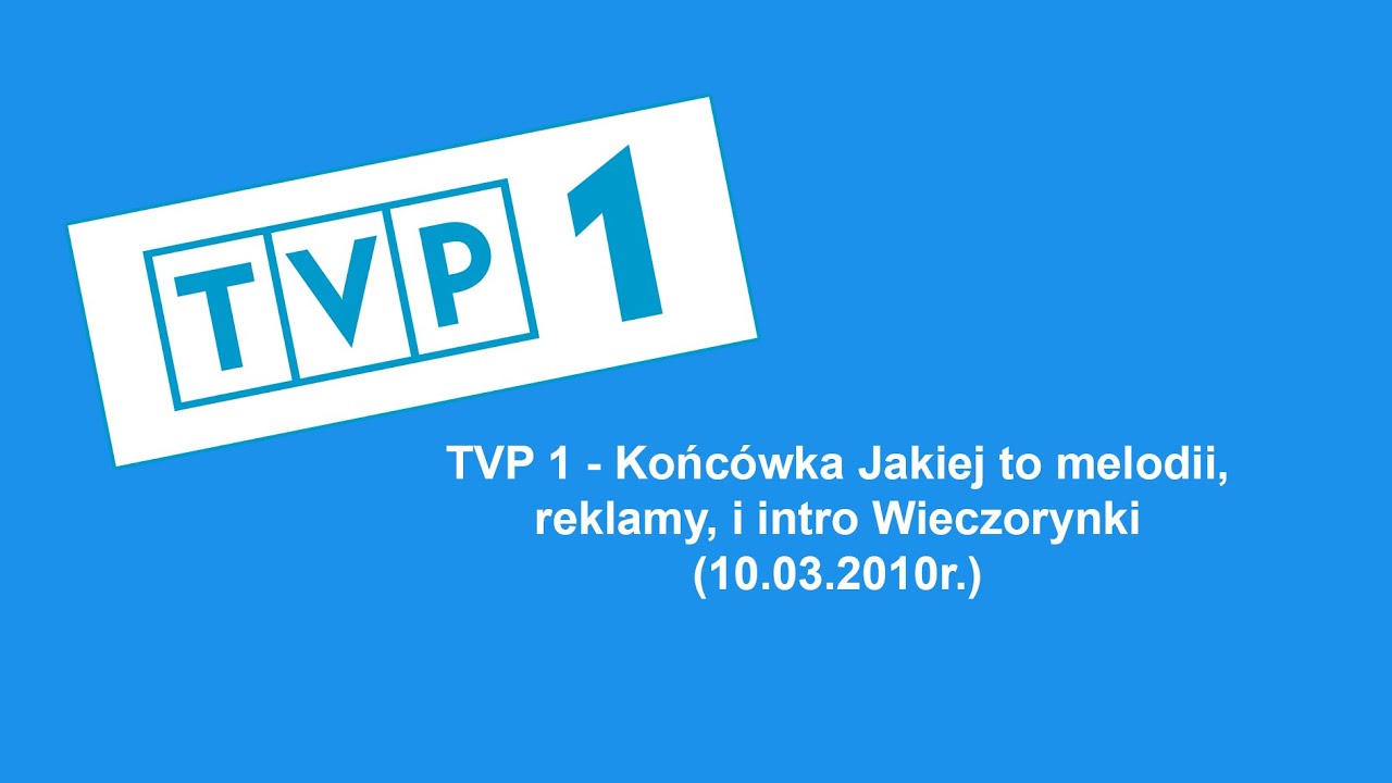 (FAKE) TVP 1 - Końcówka Jakiej to melodii, reklamy, i intro Wieczorynki (10.03.2010)