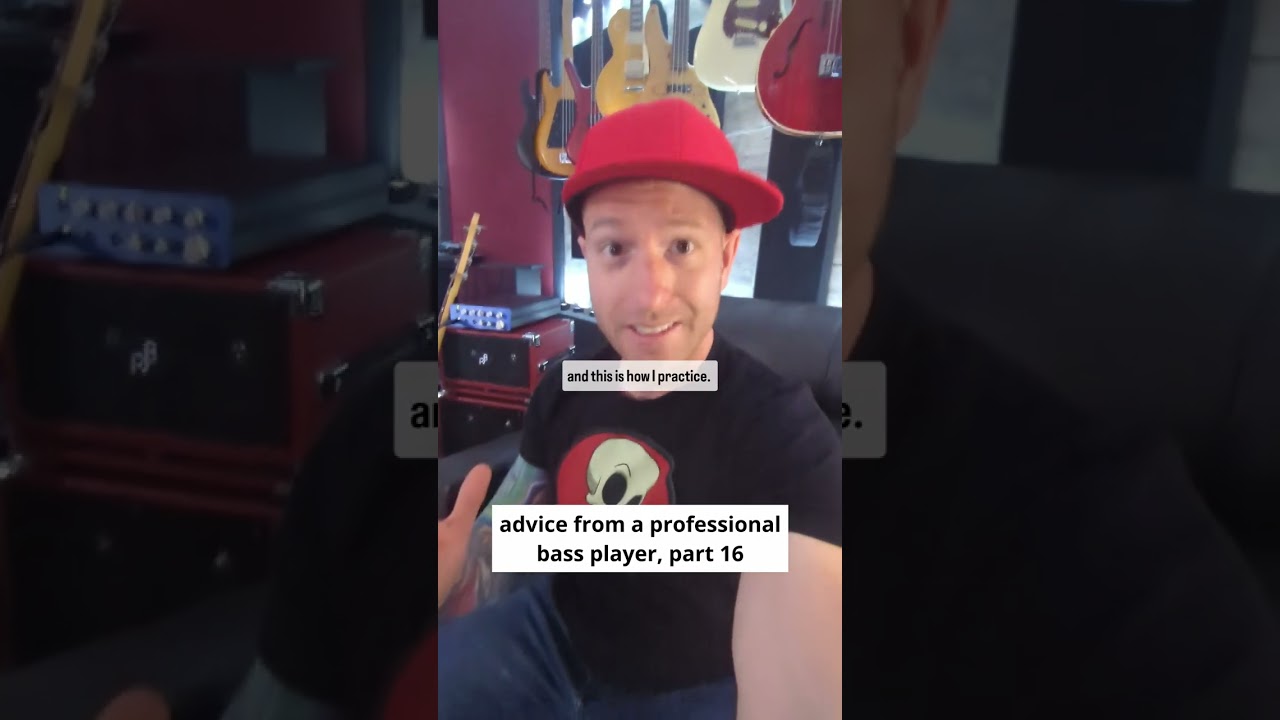 Advice from a professional bass player