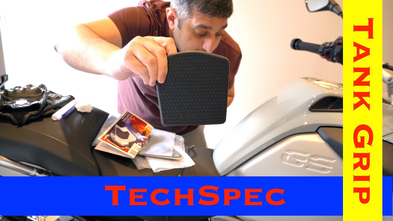 Установка накладок на бак TECHSPEC SNAKE SKIN | BMW R1250GS ADVENTURE