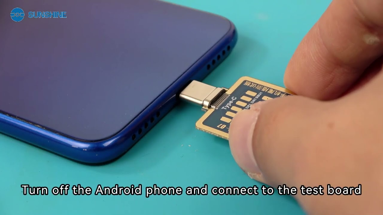 RELIFE TB 07 Disassembly free IP Android phone charge interface test board