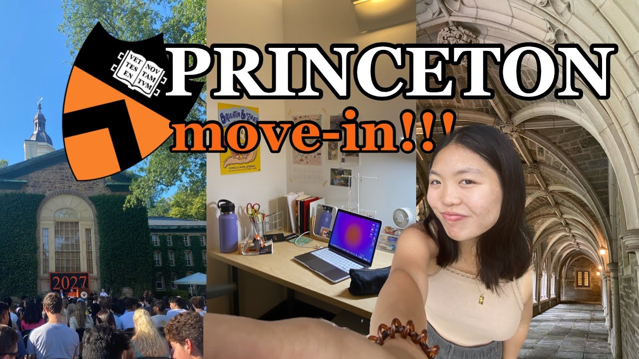 princeton move-in! freshman year 🧸 💌 🧺