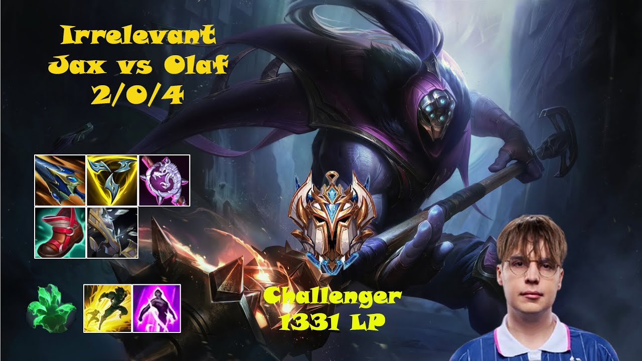 🔥 Irrelevant Jax Top | EUW Challenger Solo Queue | Patch 15.7 | League of Legends 🔥