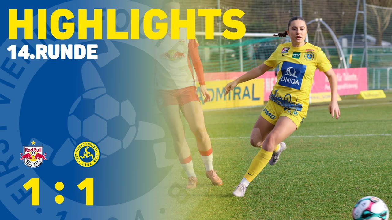 ADMIRAL Frauen Bundesliga I 14. Runde - Highlights I FC RB Salzburg Frauen - First Vienna FC Frauen