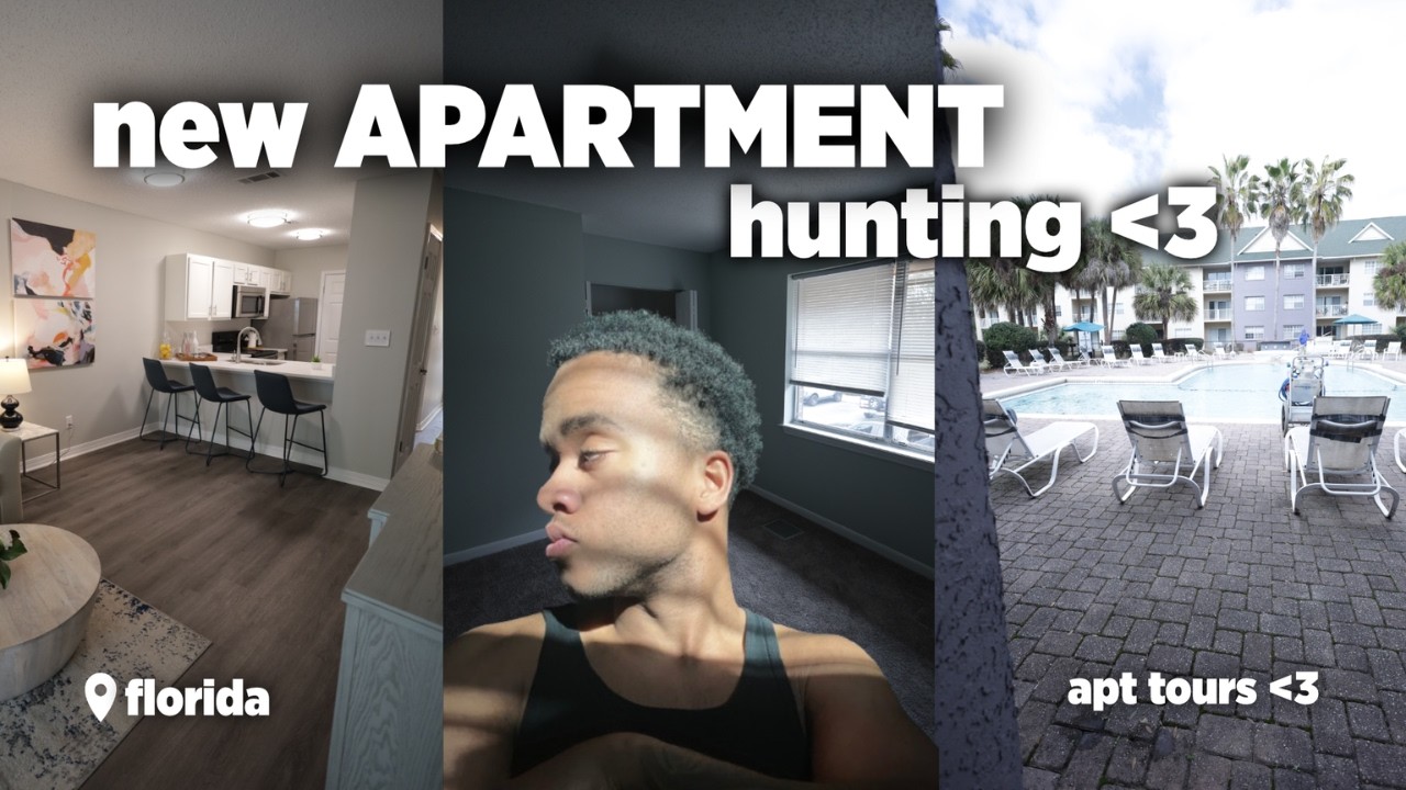 NEW APARTMENT HUNTING WITH ME IN FLORIDA
