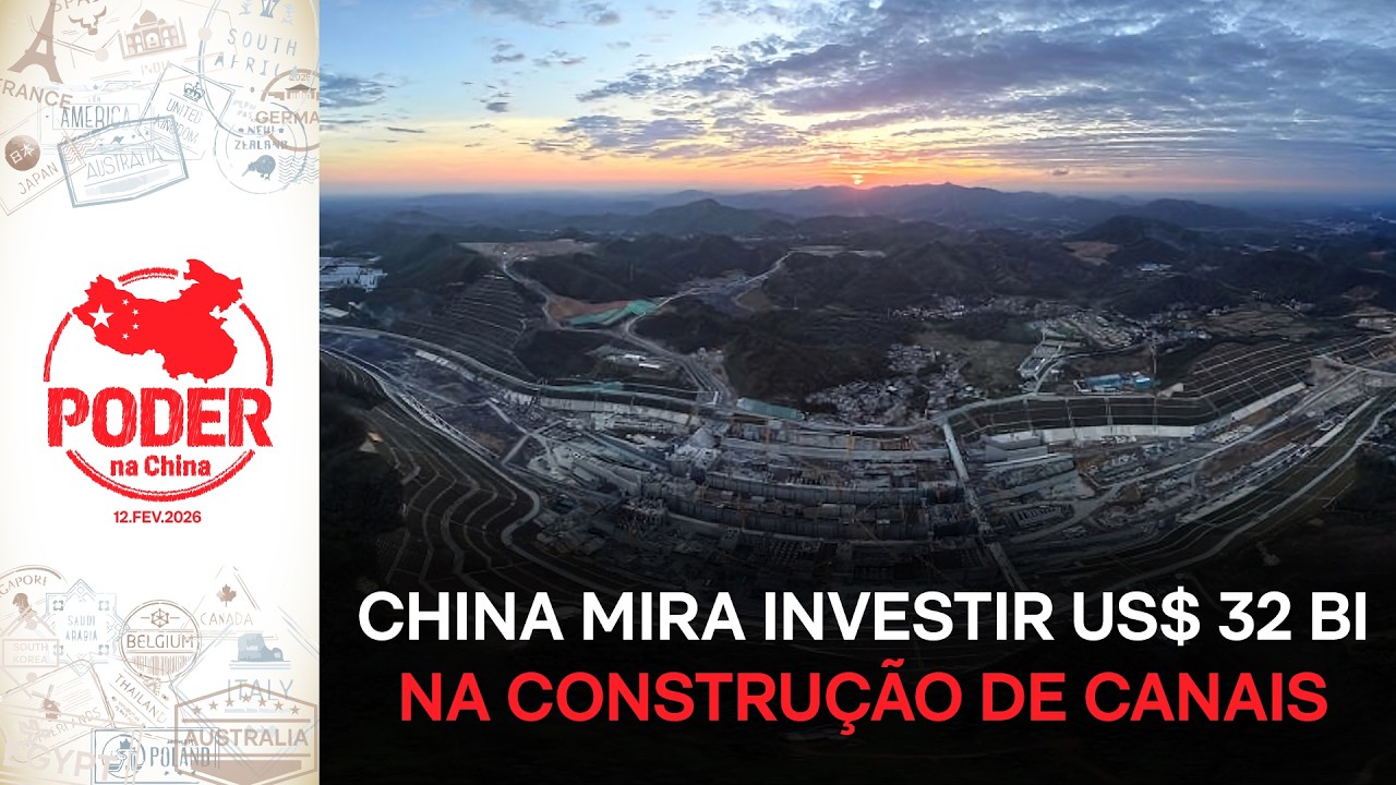 China mira investir US$ 32 bilhões na construção de canais
