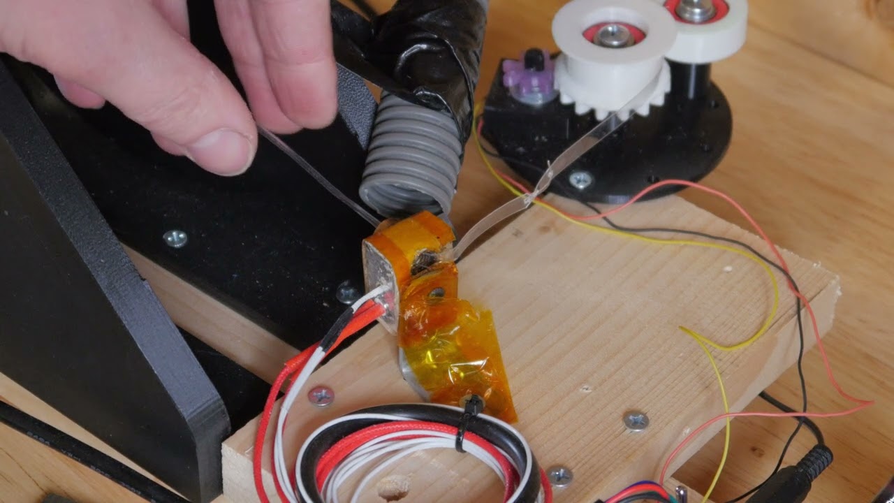 PET bottles to filament, pt2 - joining bottle strips