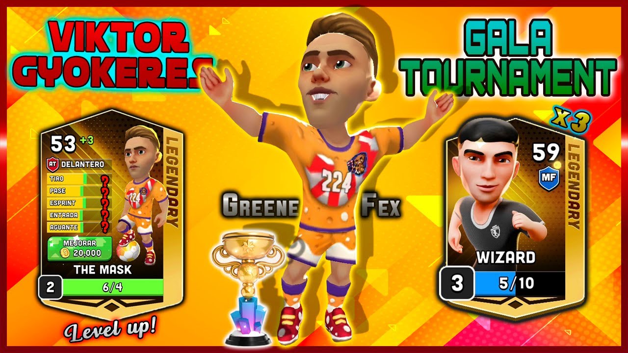 Mini Football | 🎉GALA T.: WIZARD x3🏆 | THE MASK (Level up)⬆️