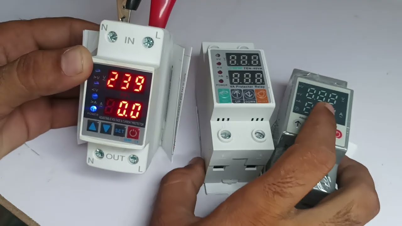 (7)how setup volt amp protector and install #AVR