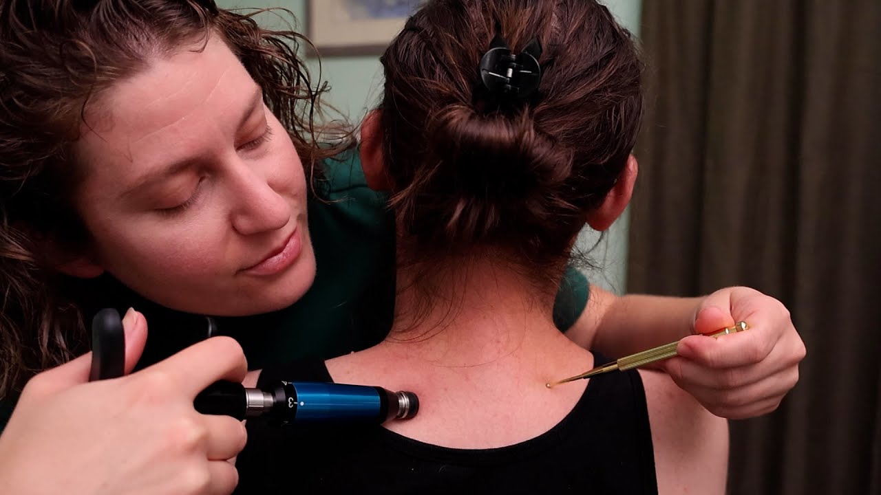 ASMR Chiropractic Neck Corrections | Nervoscope, Activator, Massage, Adjustments