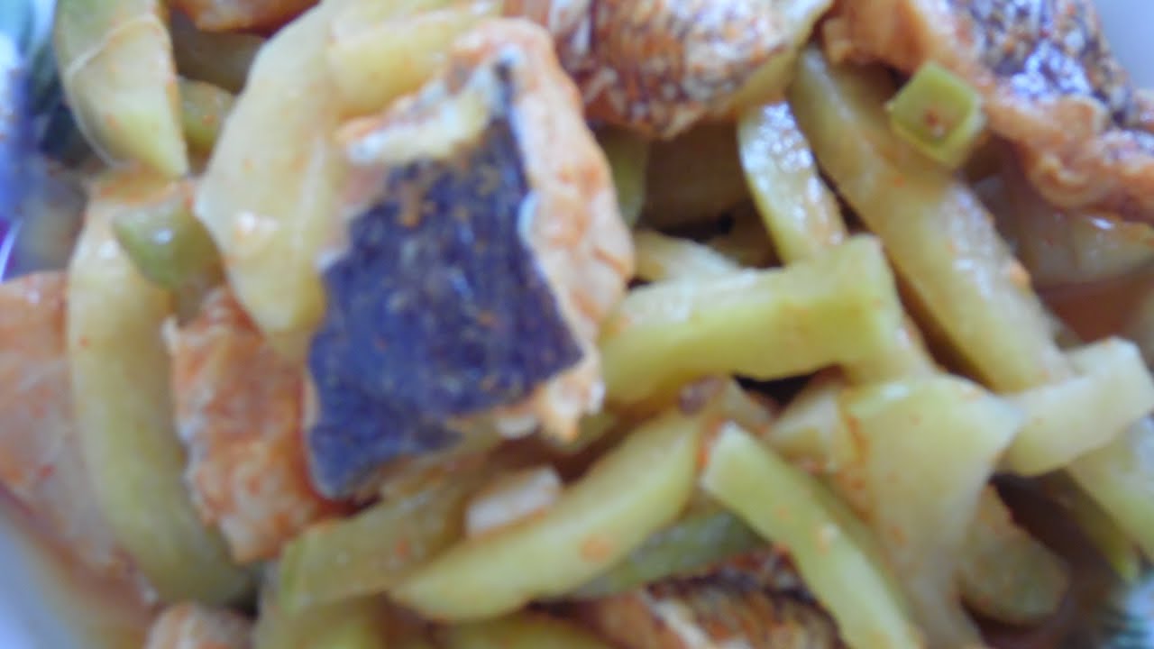 Панчай или панчан. Рецепт. Рыба с редькой. Korean food resipe.