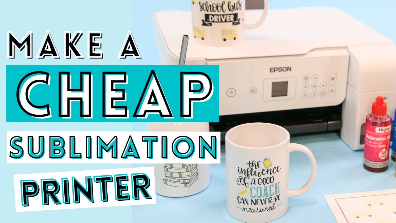 How To Make A Cheap Sublimation Printer || Sublimation For Beginners || Epson EcoTank To Subli