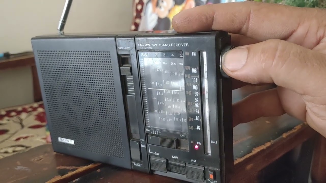 Sony model no ICF-7600 FM radio 📻 sw mw sw 5band full working condition hai