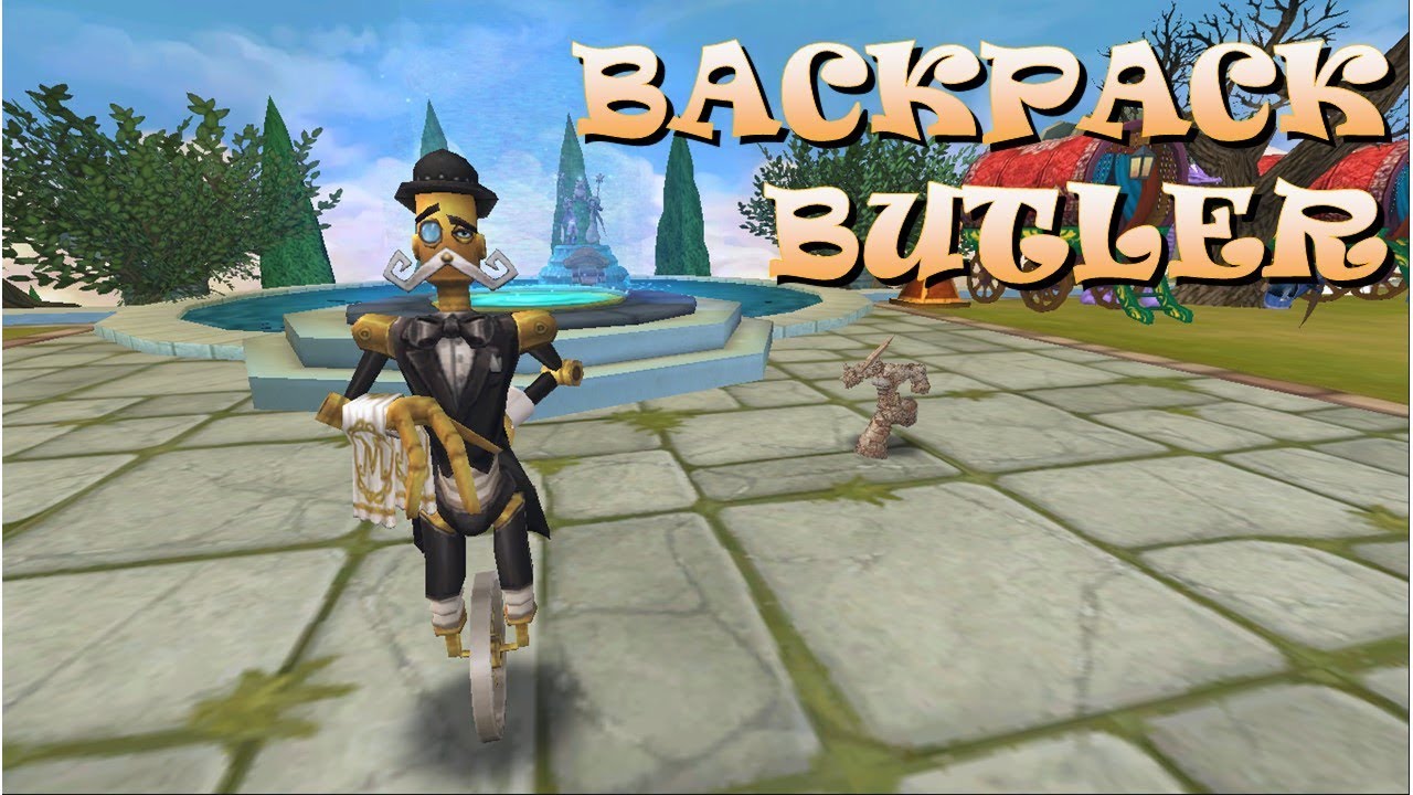 Wizard101- Backpack Butler