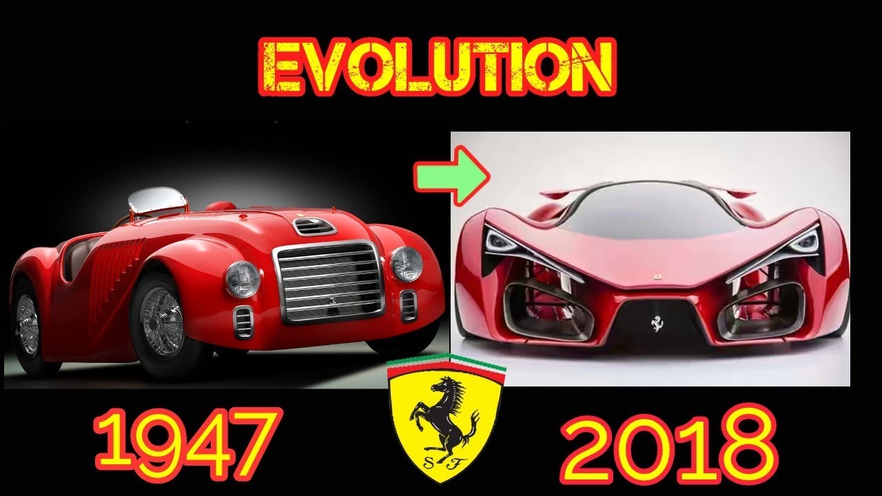 Ferrari - Evolution (1947 - 2018)