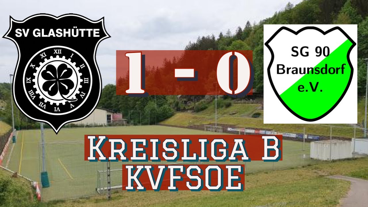 SV Glash&uuml;tte vs. SG 90 Braunsdorf 🖤🤍 Kreisliga B - KVFSOE | SV GLASH&Uuml;TTE 2022