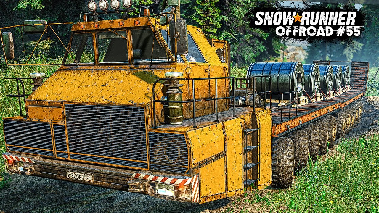 SNOWRUNNER #55: Koloss mit 10 ACHSEN: Gütertransport mit dem MAZ 7907 | OFFROAD Simulation