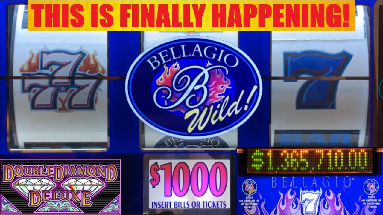 FINALLY did a $1,000 SPIN on this Bellagio 7 slot machine! WIN after Win on $5 DOUBLE GOLD! AWESOME!