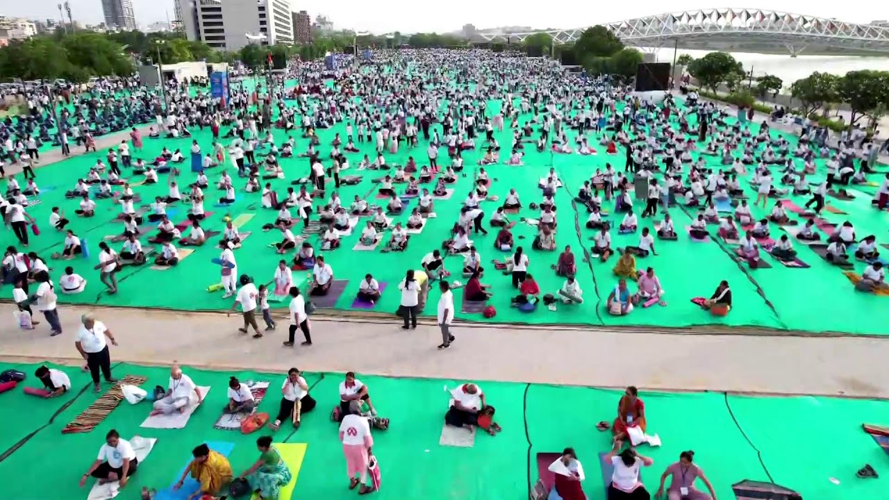 CM attends Yoga Shibir organized as a precursor to Yoga Day 2025 & Obesity-free Gujarat campaign
