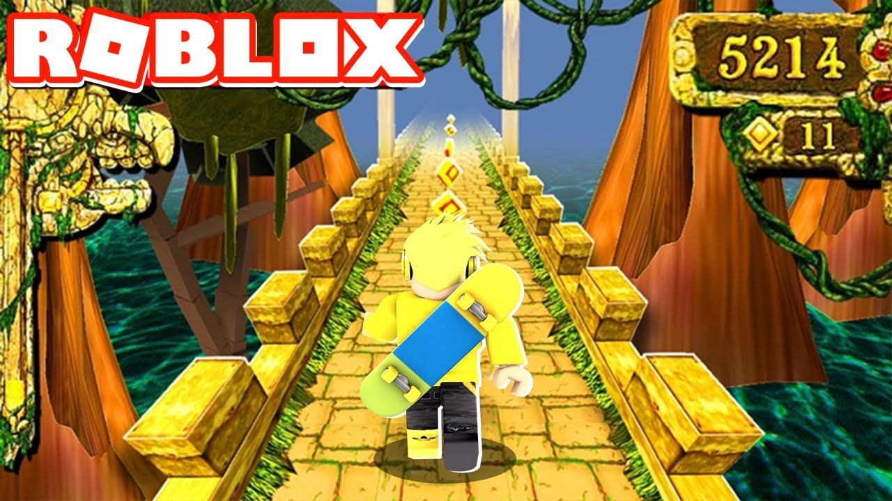 AKU MENCOBA TEMPLE RUN DI ROBLOX!!! - ROBLOX PISYANG