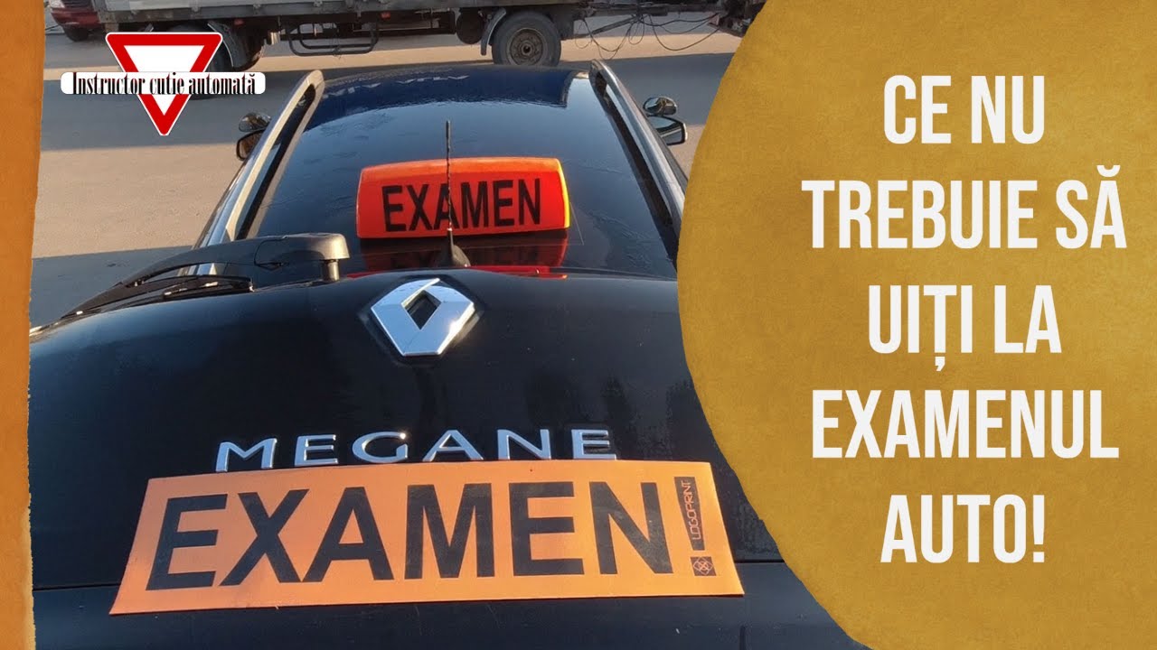 Ce să nu uiți la examenul auto ! │Story Time │Instructor cutie automată