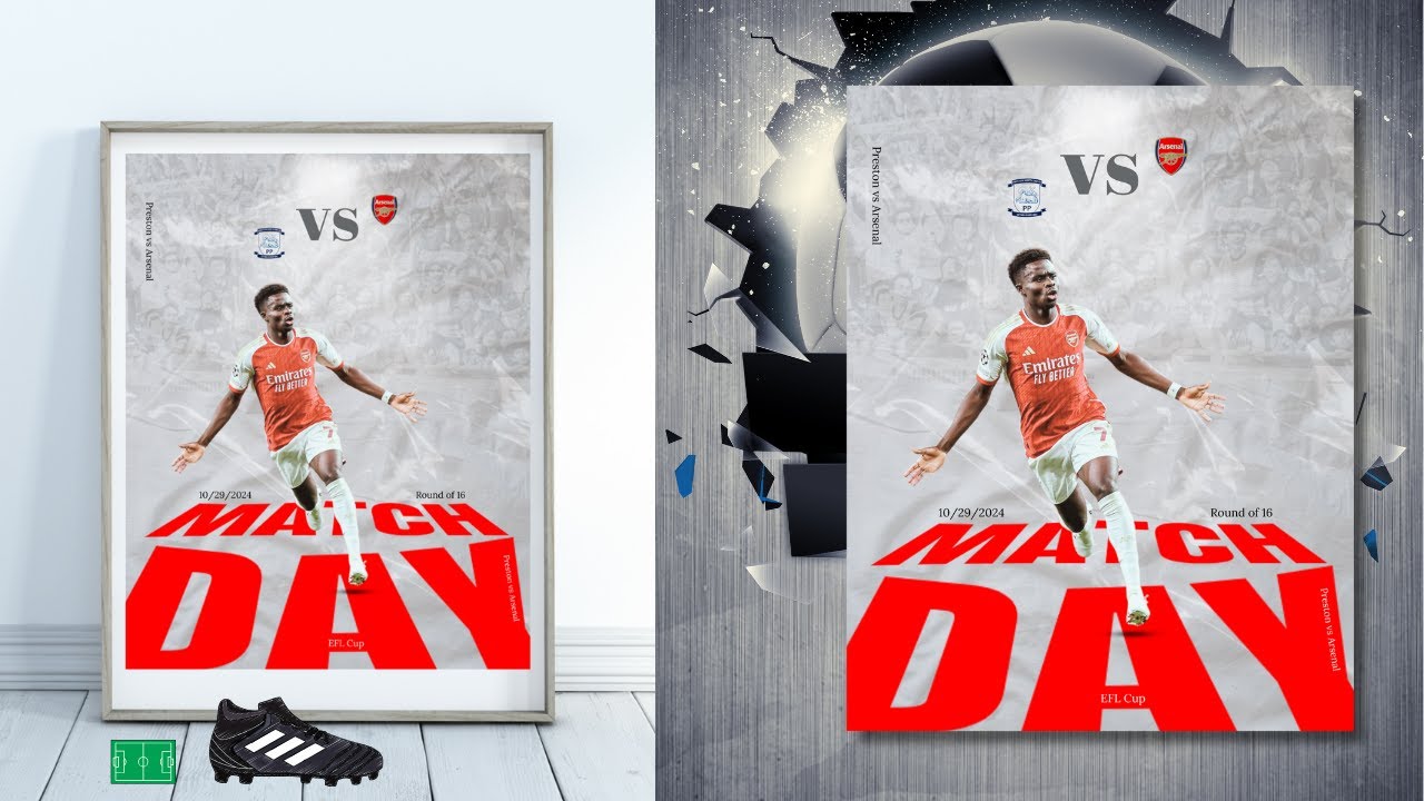 How to create a Sports Poster Design using Canva