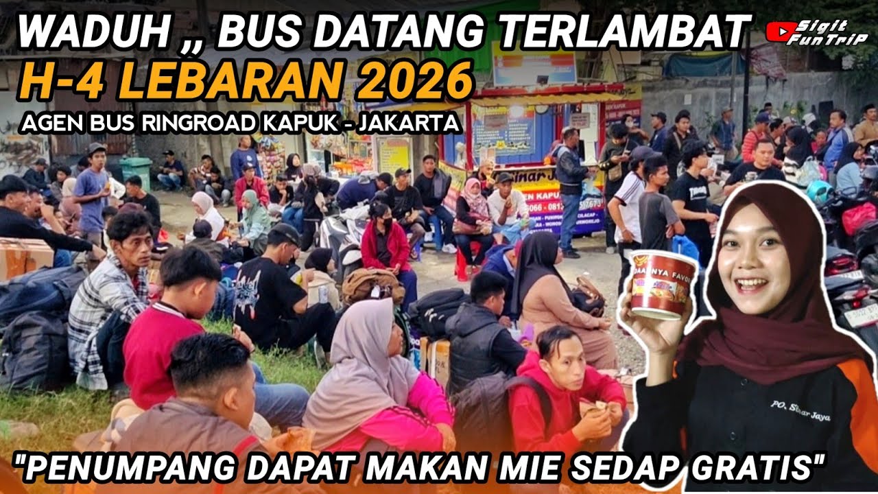 😱 Ada Pemandangan yang tak biasa di Agen SINAR JAYA ‼️ MUDIK  H-4 LEBARAN 🔥 AGEN BUS RINGROAD KAPUK 