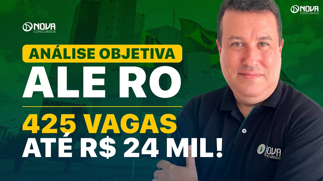 Concurso ALE RO 2025: Análise do Edital + Como Estudar 🔔