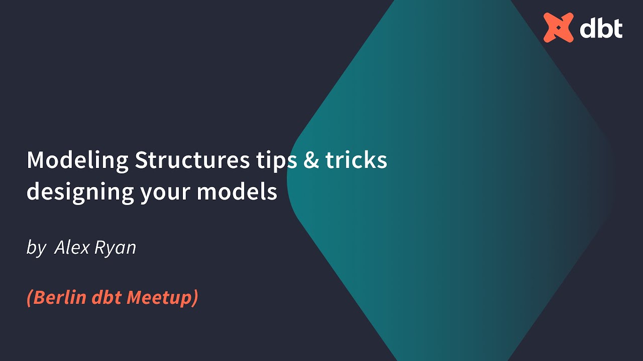 Modeling Structures tips & tricks designing your models (Alex Ryan)