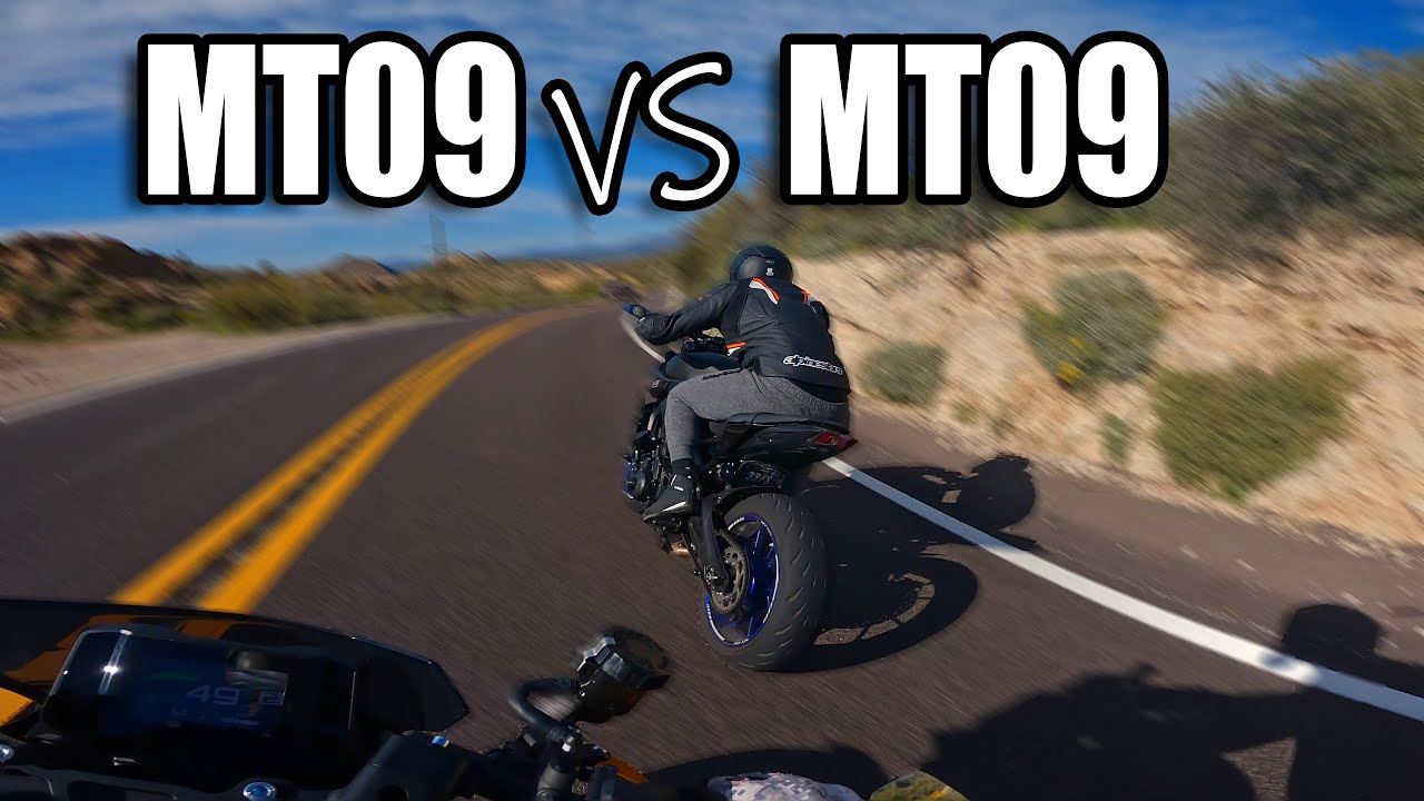 Gen 3 MT-09 SP chasing a Gen 2 MT-09 through the twisties!!