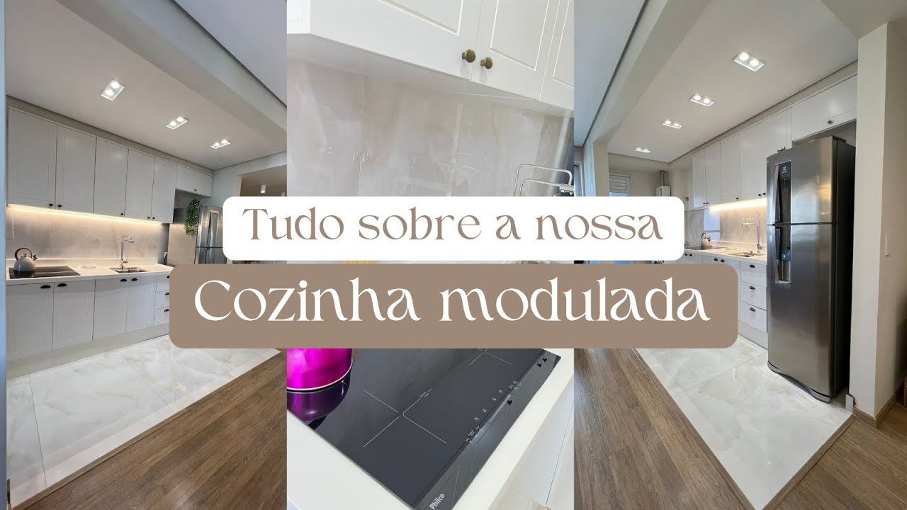 TOUR COZINHA MODULADA AMERICANA HENN - REFORMA PISO - COOKTOP INDUÇÃO