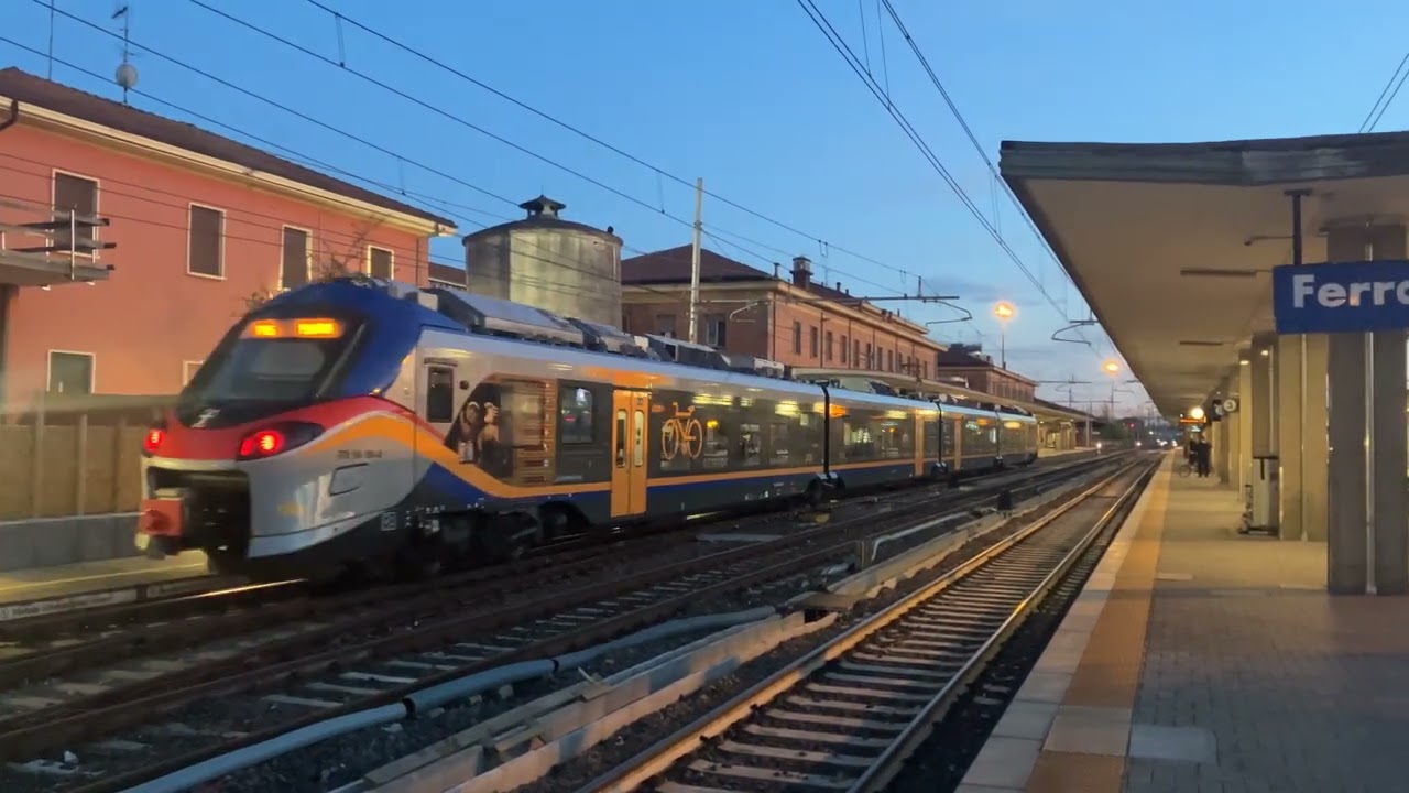 Una serata di treni a Ferrara
