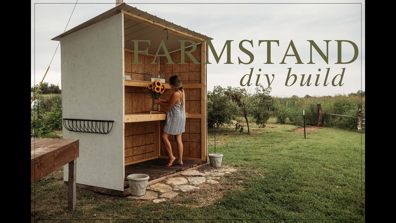 DIY Farmstand Build + A Summer Drink Recipe To Keep You Cool