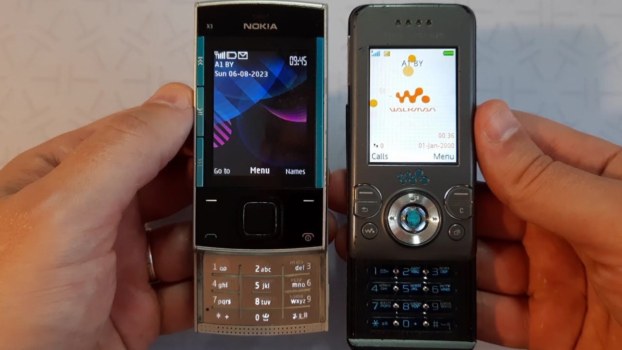 Incoming call & Outgoing call at the Same Time Sony Ericsson W580i + Nokia X3-00