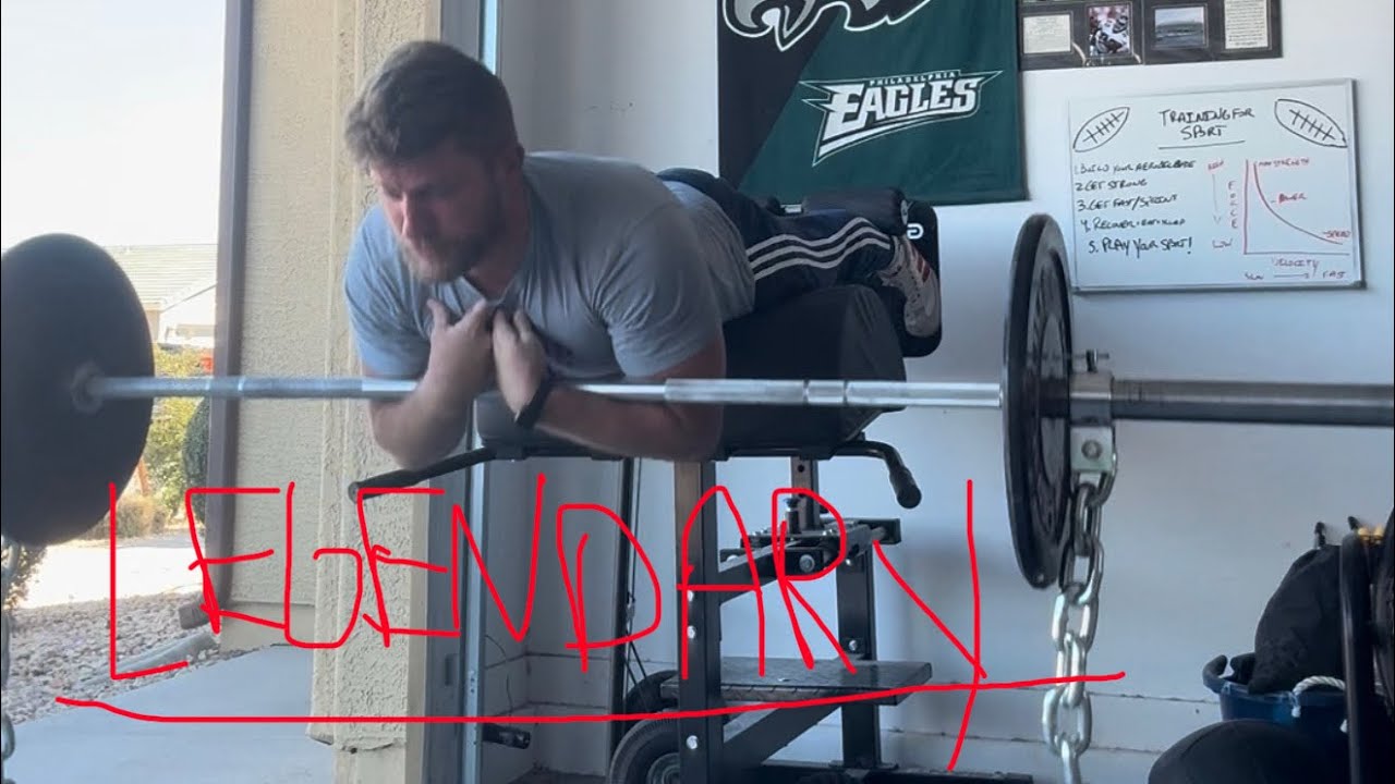 Posterior Chain Day 315 AMRAP deadlifts, Good Mornings, Back Extensions 