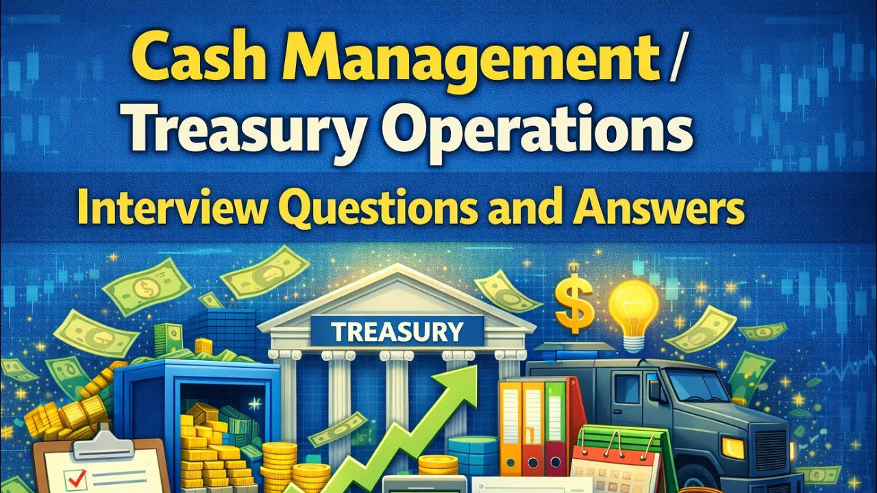 Cash Management / Treasury Operations Interview Questions and Answers | @CandiMentorAI