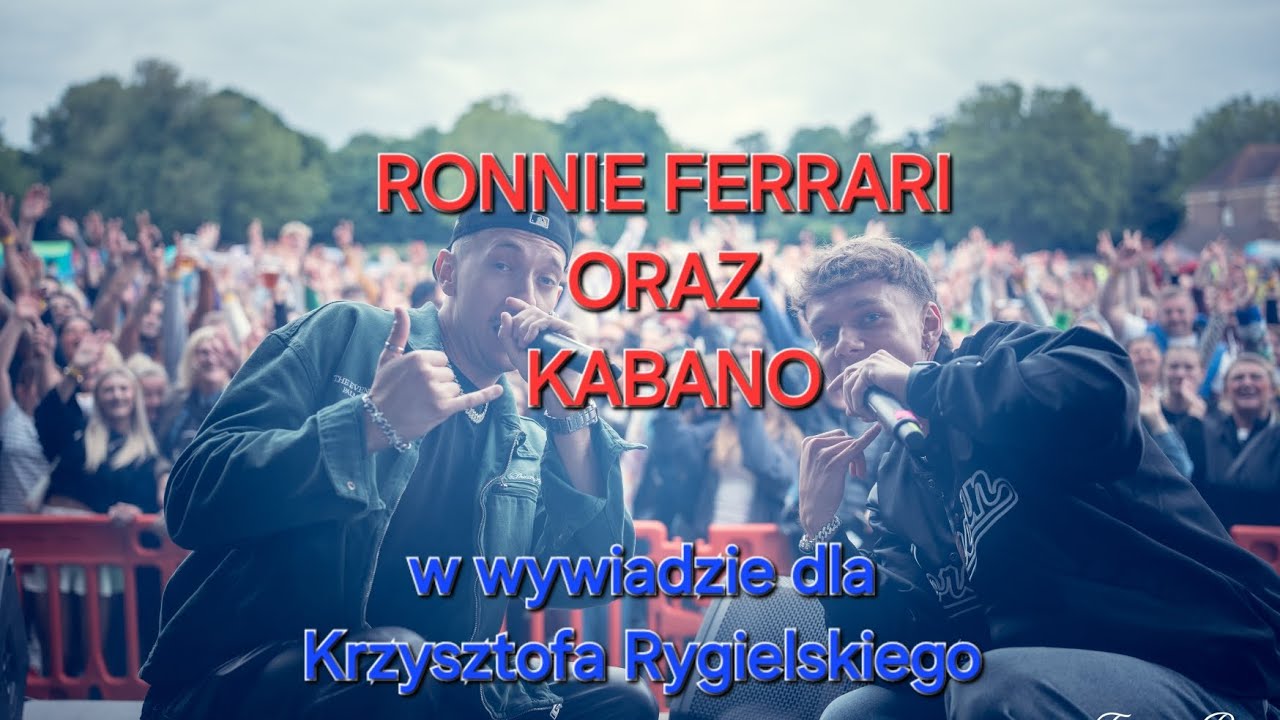 RONNIE FERRARI ORAZ KABANO i Piknik Radia PRL wywiad u KRZYSZTOFA RYGIELSKIEGO